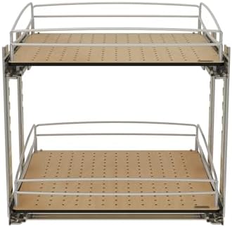 Rev-A-Shelf Dual Pullout Organizer for Cabinets, Min Opening Width 20" - Image 6
