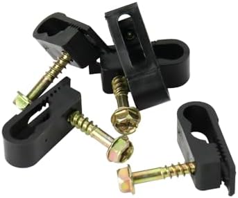 Skywalker Dual Cable Flexible Screw Clips (Pack of 100 / Black) - Image 6