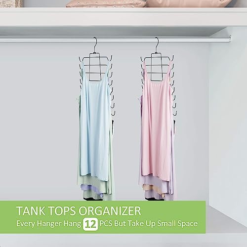 2 Pack Tank Top Hanger, Rotating Bra Organizer Space Saving - Image 6