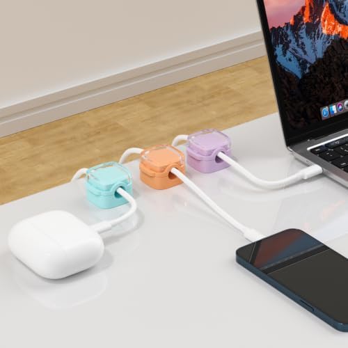 Glitter Magnetic Cable Clips, 2027 Cute Sparkly Charger Cord Holder - Image 7