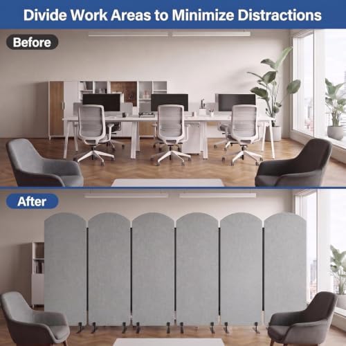 72 x 66 inch Freestandings Privacy Panel 3 Panel 24 inch Panels - Image 7