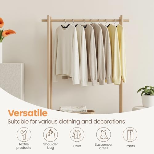 Plastic Short Neck Hangers 40 Pack Ultra-Thin Space-Saving ABS 360° Swivel Hook Ideal for Closet Organization Fits Coats Shirts Dresses & More (40, White) - Image 7