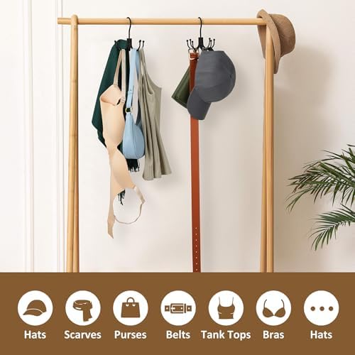 ZEDODIER 2 Pack Belt Hanger, Belt Organizer for Closet 360° Rotatable - Image 7