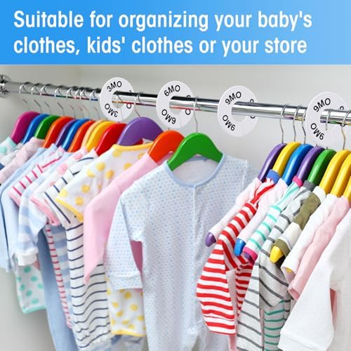 Blulu 20 Round Closet Dividers for Clothing Rack Organizers - Image 6