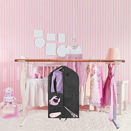 2 Pack Garment Bags for Travel Hanging Clothes,40inch Dance Bag,Dance Garment Bags For Dancers,Dance Competition Essentials,Dance Costume Garment bag For Kids Girls. - Image 7