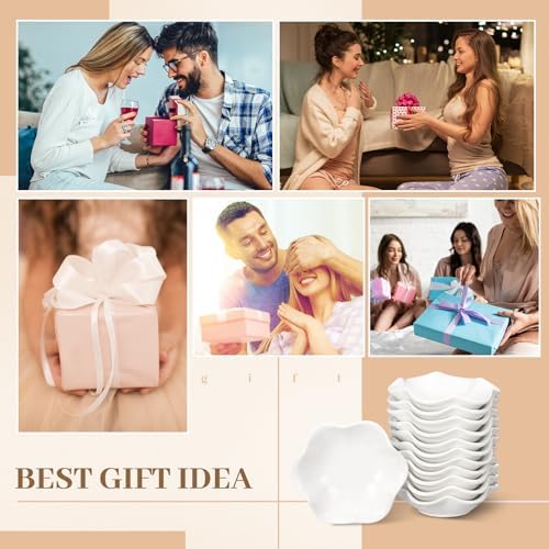 Shappy 12 Pcs Ceramic Ring Trinket Dish Bulk Jewelry Tray - Image 6