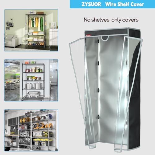Storage Shelving Cover, Fits 36" W x 18" D x 62" H Plant Rack - Image 6