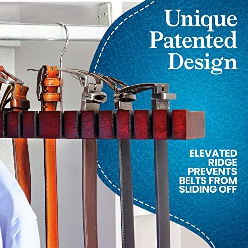 Belt Organizer & Hanger - Belt Rack & Storage - Holder for Closet - Gifts for Dad - Image 7