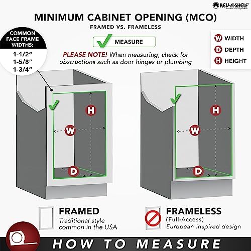 Rev-A-Shelf 8" Pullout Storage Organizer for Wall Kitchen Cabinets, Sliding Adjustable Shelves for Spice Rack or Cans, Wood and Chrome, 448-WC-8C - Image 6