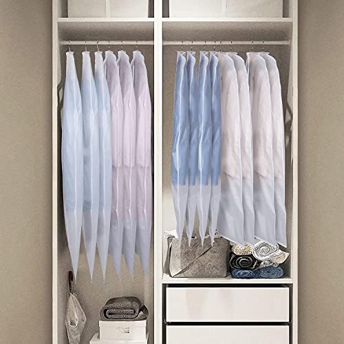 Zilink Clear Garment Bags Suit Bag for Closet Storage 43 in, 10 Pack - Image 6