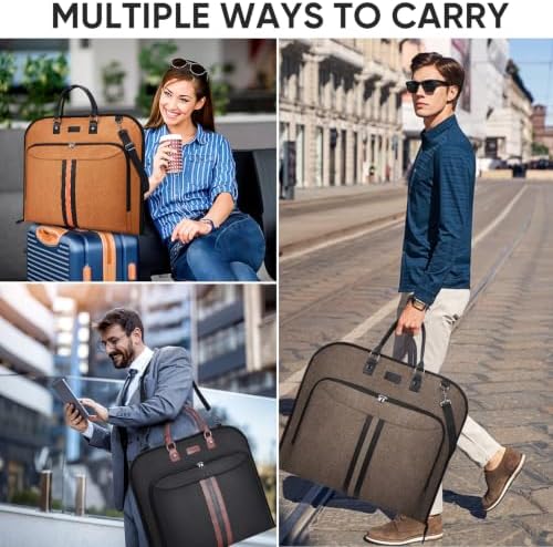 BALEINE Garment Bags for Travel, Water Resistant Carry on Suit Bag - Image 7