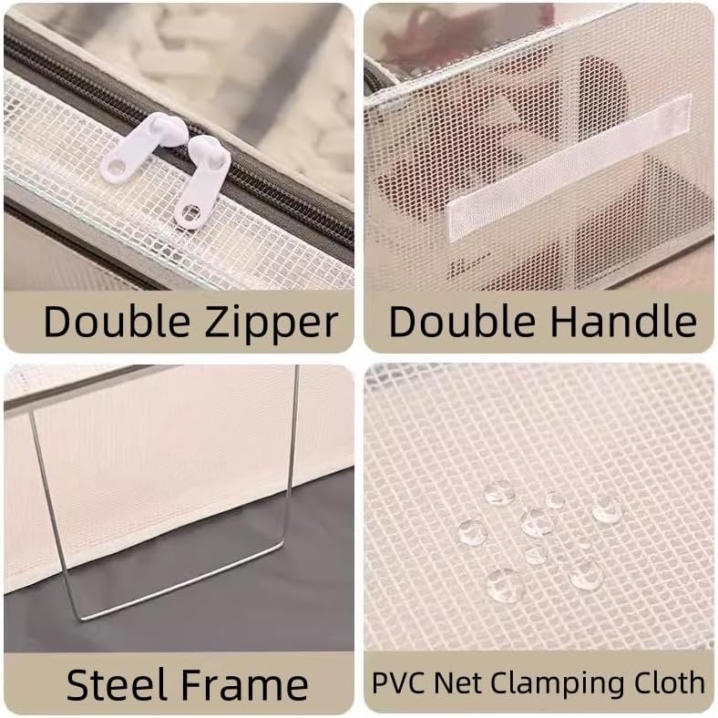 1 Pack Clear Shoe Storage Boxes for Boots Sneaker, 15.8" x 11.8" x 6" - Image 6