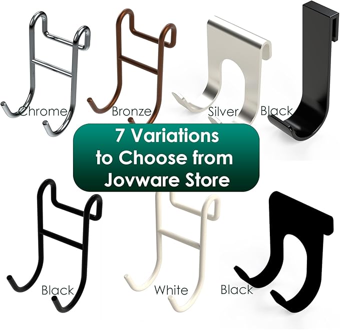 Shower Caddy Hook Helmet Fence Hooks Hook Caddy Hooks for Hanging Wires Hooks for Wire Shelves Heavy Duty Rustproof Hook Utility Hooks 4 Pack Silver