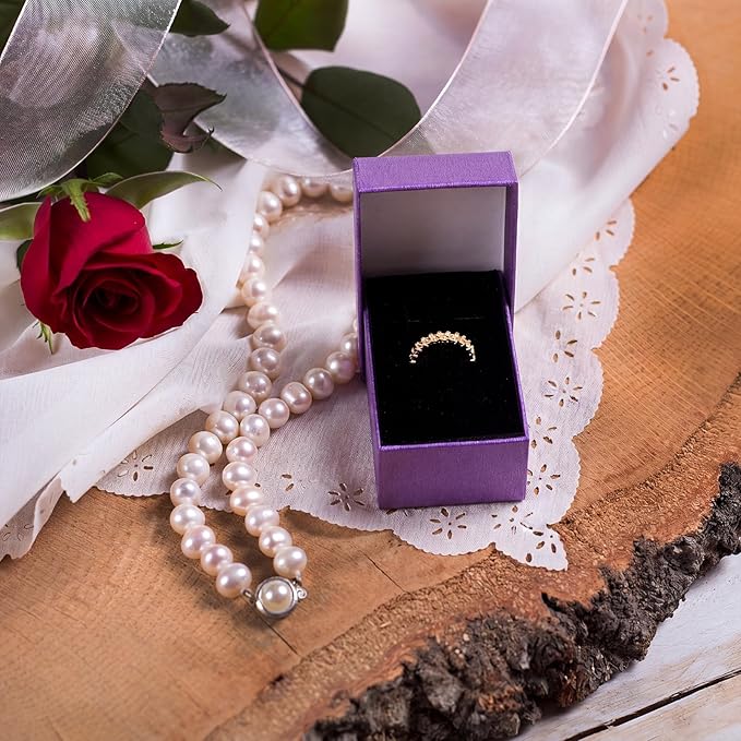 Batiyeer 36 Pcs Cardboard Jewelry Gift Boxes Jewelry Boxes Packaging Small Earring Gift Box with Lids for Necklace Ring Bracelet Party