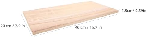 Wooden Shelf Divider Board, 1.5cm Thick, Rectangular Wood Partition - Image 2