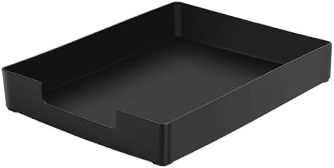 Letter-Size Tray, Desk Drawer Organizer for A4 Paper, Black by RHONZHAO