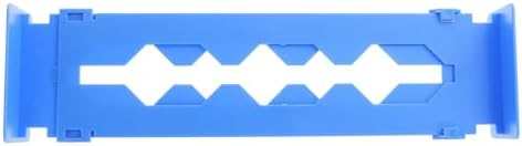 Homoyoyo Adjustable Expandable Plastic Drawer Divider Organizer, Retractable Storage Partition Board for Home Office Kitchen, Blue Flexible Separator for Dresser and Desk Drawers by Homoyoyo