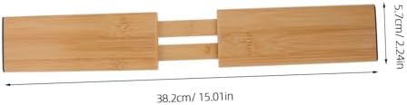 Retractable Bamboo Drawer Divider Board for Kitchen Organization - Image 2
