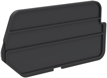 Akro-Mils 40210 Plastic Length Dividers for AkroBins Stackable Storage Bins Model 30210, Custom Storage Inserts for Tools, Crafts & Supplies, 6-Pack, Black by Akro-Mils