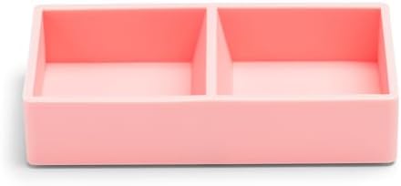 Poppin Stackable Letter and Accessory Trays for Office Organization - Modular Lacquer Desk Trays, Color-Coordinated Office Supplies for Desk, Paper Trays (Blush Pink, This & that Tray) - Image 3