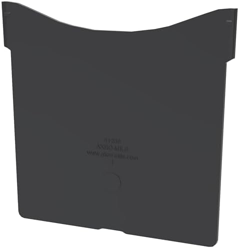 Akro-Mils 41230 Plastic Width Dividers for AkroBins Stackable Storage Bins Model 30230, Custom Storage Inserts for Tools, Crafts & Supplies, 6-Pack, Black by Akro-Mils