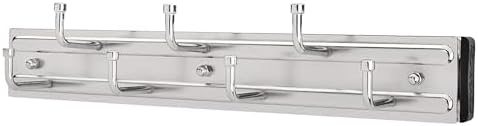Rev-A-Shelf 12" Pull Out Closet Rack for Belts, Ties and Scarves, Accessories Storage Hanger with Mounting Hardware, Chrome, BRC-12CR (2 Pack) - Image 2