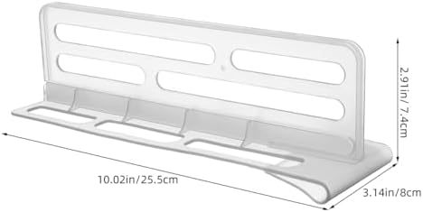 Homoyoyo Refrigerator Divider 2 pcs Plastic Fridge Shelf Divider Board Refrigerator Organizer for Food Classification Freezer Separator Easy Install Kitchen Storage Accessory - Image 4