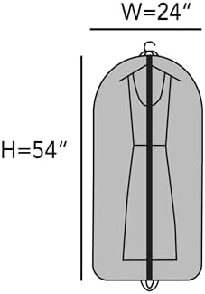 Covermates Garment Bag Set for Closet Storage and Travel, 24" W x 54" L - Image 2
