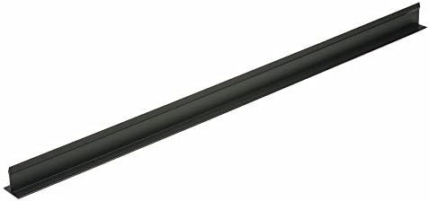 Shelf Divider T Shape Black Plastic - 36" L x 2" H - Image 2