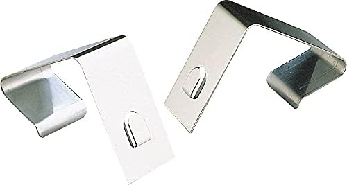 Quartet Flexible Metal Cubicle Hangers, for 1.5" to 2.5" Thick Partition Walls, Silver, 2/Set - Image 3