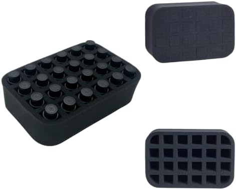 Essential oils Organizer Holder Foam Pad with Slots, can DIY by LANDFOBO