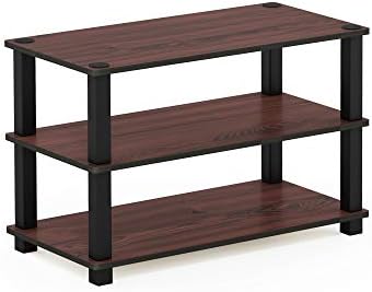 Furinno Turn-S-Tube Shoe Rack, 3-Tier Small Shoe Organizer, Toolless Shoe Storage, 11.6 x 23.6 x 22.2, Easy Assembly, for Closet Entryway, Office, Garage, Cherry Oak - Image 4