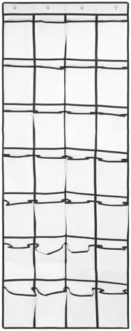 GOMAJI 28 Large Pockets Over the Door Shoe Organzier, Hanging Shoe Organizer for Door Large Capacity Shoe Storage Bag with 4 Metal Hooks by GOMAJI