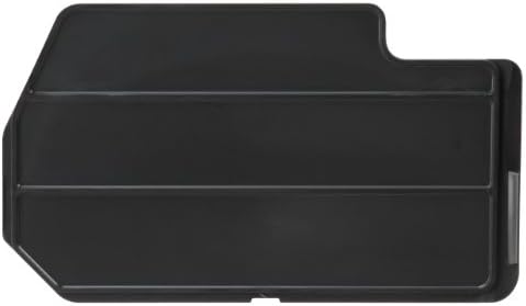 Akro-Mils 40321 Plastic Length Dividers for AkroBins Stackable Storage Bins Model 30320, Custom Storage Inserts for Tools, Crafts & Supplies, 7-Pack, Black by Akro-Mils