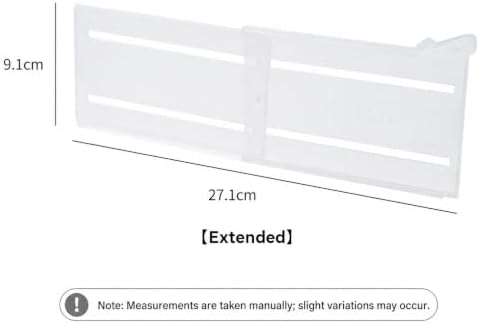 Refrigerator Shelf Divider 4 Pack, Adjustable Fridge Organizer Divider, Expandable Refrigerator Partition Board, Clip-On Shelf Separator for Fridge, Freezer, Pantry & Kitchen Storage - Image 6