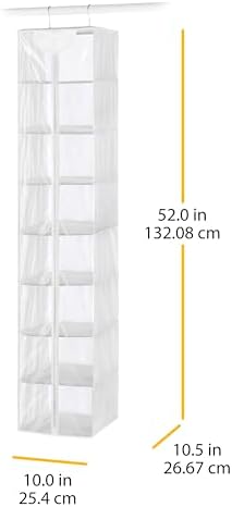 Whitmor Crystal Clear Hanging Sweater Bag - White - Image 3