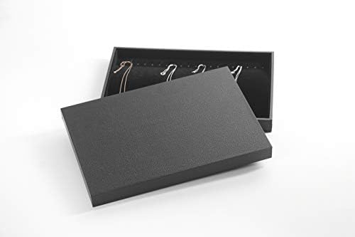 Stratalife 30 Grid Velvet Jewelry Organizer Tray, 13.8" x 9.4" x 1.2" - Image 5