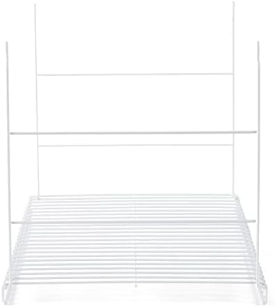 Rubbermaid Universal Closet 24 Inch Long Durable Steel Custom Wire Hanging Added Storage Shelf Accessory, White - Image 3