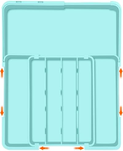 Spaclear Expandable Silverware Drawer Organizer, Utensil Tray for Kitchen by Spaclear