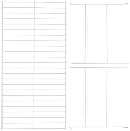 Rubbermaid Universal Closet 24 Inch Long Durable Steel Custom Wire Hanging Added Storage Shelf Accessory, White - Image 5