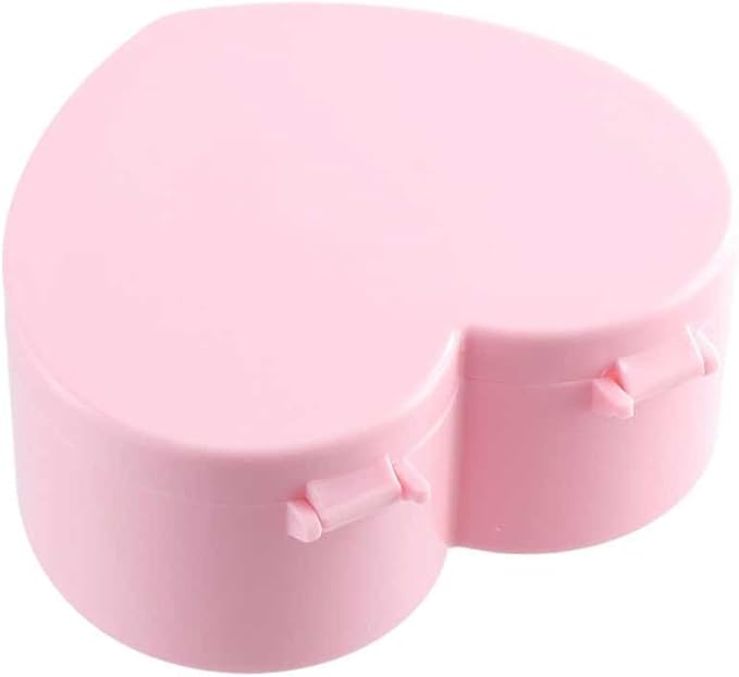 Vctitil 3 Pcs Heart shaped Jewelry Box - 2 Layer Jewelry Boxes with Mirror,Jewelry Storage Organizer,Jewelry Display Case,Desktop Organizer For Girls