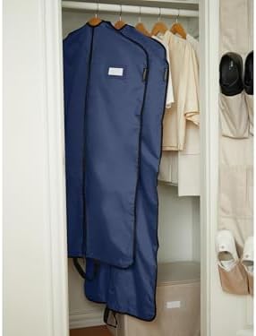 Covermates Garment Bag Set for Closet Storage and Travel, 24"W x 44"L, Blue - Image 4