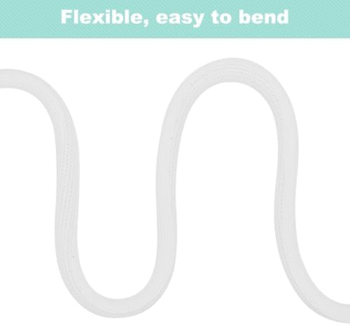 Split Wire Loom 1/4 Inch 25ft, Braided Cable Sleeve for Cable Management, Cord Protector for Pets, TV, Desk & Automotive, White - Image 6