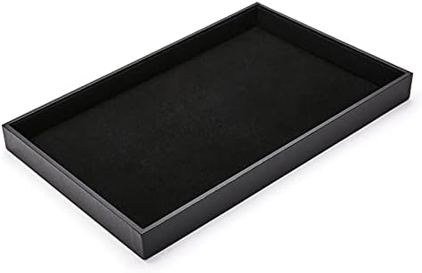Black Velvet Stackable Jewelry Tray Showcase Display Earring Necklace Bracelet Rings Organizer…… by XCRUI