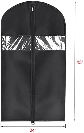 Univivi Garment Bag Suit Bag for Storage and Travel, 43 Inch, Set of 12 - Image 2