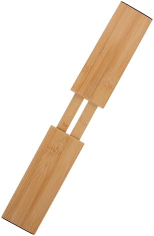 Retractable Bamboo Drawer Divider Board for Kitchen Organization by Hohopeti