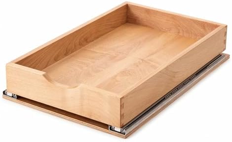 Pull Out Cabinet Drawers - 6x2 Size Options (12-23'W,18-21'D), Pre-Assembled with Soft Close Slides, Solid Beechwood, Easy Installation (14'W x 21'D) by Unknown