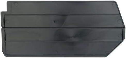 Akro-Mils 40230 Plastic Length Dividers for AkroBins Stackable Storage Bins Models 30230, 30235, 30255, Custom Storage Inserts for Tools, Crafts & Supplies, 6-Pack, Black by Akro-Mils