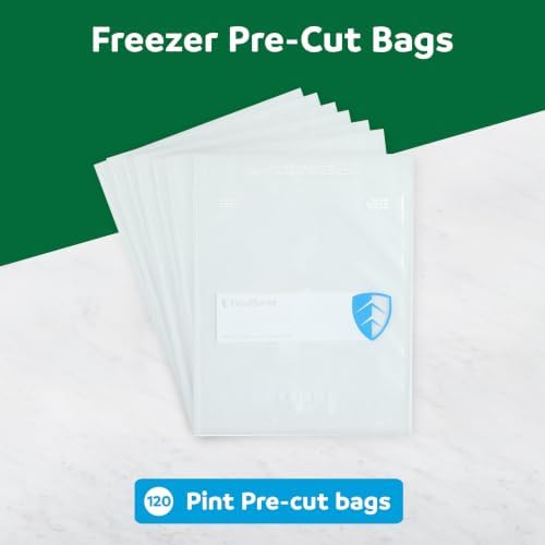 FoodSaver Pint Vacuum Seal Bags, 120 Count Pre-Cut BPA-Free Freezer Bags, Align to Seal & Tear to Open for Food Storage, Sous Vide, and Meal Prep - Image 7