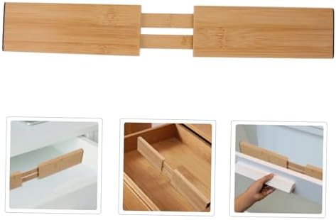 Retractable Bamboo Drawer Divider Board for Kitchen Organization - Image 7